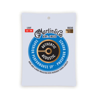  Martin MA540 SP Phosphor Bronze Authentic Acoustic Guitar Strings Light