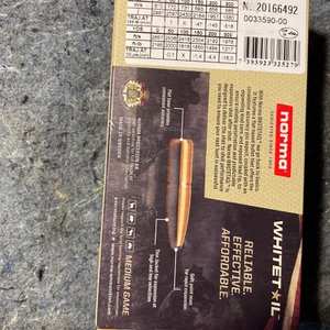  Norma WhiteTail Rifle Ammunition 6.5 Creedmoor 140gr PSP 2657 fps 20/ct
