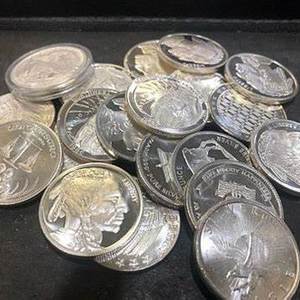 1 Ounce Silver Round (bullion) (1ozt) 