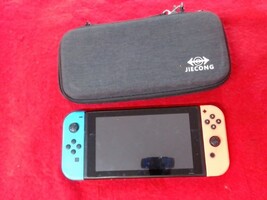 Nintendo Switch Console With Neon Red/Neon Blue Joy-Con Controller