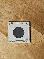 1941 A Nazi 5 Reichspfennig 1941 (Germany, Third Reich)