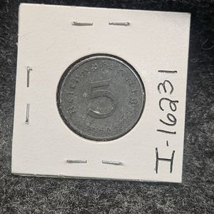 1941 A Nazi 5 Reichspfennig 1941 (Germany, Third Reich)