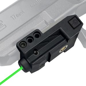 (blk) Solofish (green) 650lm Laser Light Low Profile Beams For Guns