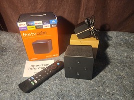 Amazon - Fire TV Cube 3rd Gen Streaming Media Player with 4K Ultra HD Wi-Fi 6E a