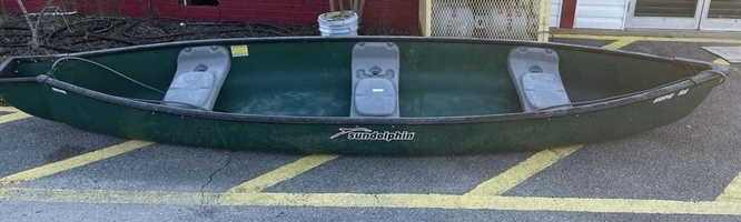 Sun Dolphin 14 ft. 3-Person Scout SS Canoe, Green
