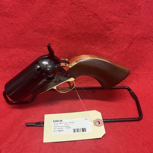 .36 Cal, Black Powder; Pietta 1851 Navy Pepperbox Case Hardened Walnut Grips