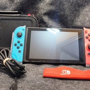 Nintendo Switch with Neon Blue/Neon Red Joy-Con Controller (HAC-001)