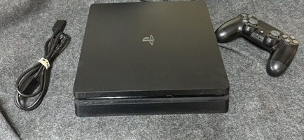 Sony Playstation 4 Slim 1TB Console with wireless controller - Black