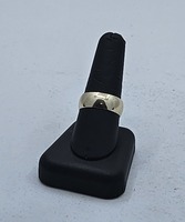 14k Yellow Gold Wide Domed Band Ring 6.60g Size 10.5