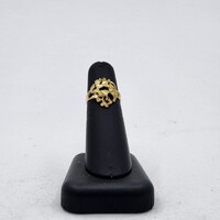 Ladies 10k Expanded Nugget Ring 2.6g Size 6.5