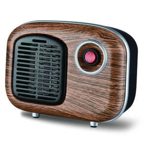 Soleil Electric Personal Ceramic Mini Heater 250W Indoor Wood MH-08S