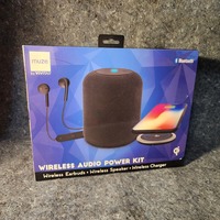 Vivitar Muze Bluetooth Audio Power KIT Includes Earbuds Speaker Wireless Charger
