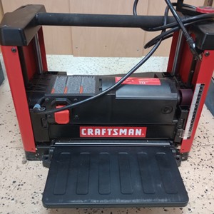 CRAFTSMAN Planer, 15 Amp, For Benchtops, Two Knife Solid Steel Cutter Head