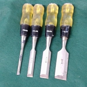 Fuller Wood Chisel 4pc set Sizes 1/4-1