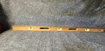 Mayes Level Wood & Brass 48"