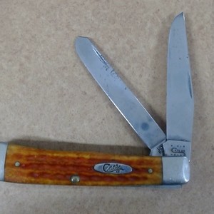 2011 Case Jigged Bone Trapper Folding Knife