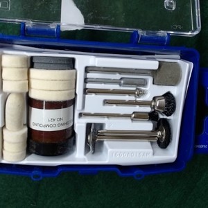 Dremel 726-01 Cleaning & Polishing Rotary Tool Accessory Kit with Storage Case