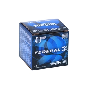 Federal Top Gun Sporting 410 Bore Ammo 2-1/2" 1/2 oz. #9 Shot 25 Round Box 