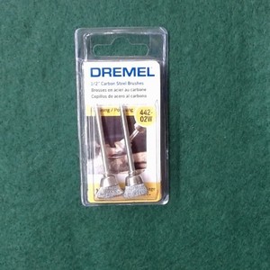 Dremel 442-02 Carbon Steel Brushes (2 Pack), 1/2" 