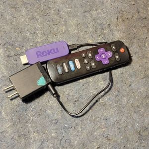 Roku Streaming Purple Stick HDMI w/ Remote USB Cable