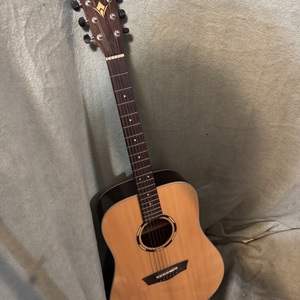 Washburn Guitars Woodline WLD20S Dreadnought Acoustic Guitar, Natural