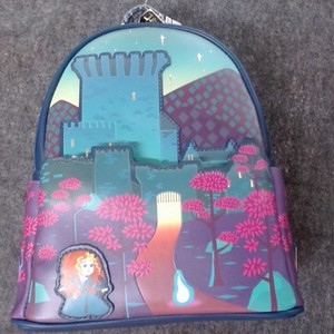 Loungefly Disney Brave Princess Castle Series Womens Double Strap  (New w/ Tags)