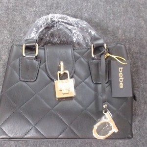 BEBE Women's Kellen Satchel Bag (Black) (New w/ Tags)