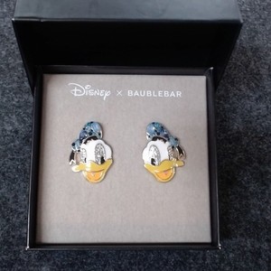  Disney Collection x BaubleBar Studs Beaded Donald Duck Earrings (New in Box) 
