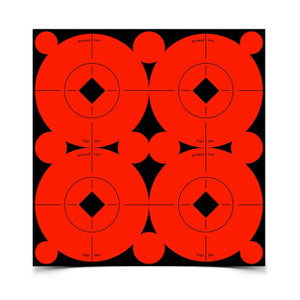 Target Spots® Orange 3 Inch, 40 Targets - 100 Pasters