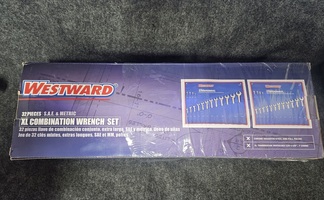 WESTWARD Combination Wrench Set (Model: 3XU43)