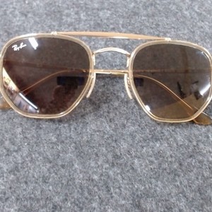 RayBan Marshal Sunglasses in Polished Arista Gold