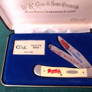 Case XX 1991 Braves NL Champions "Worst To First" Collectors Series Knife