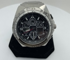 Men's Citizen Eco-Drive® Promaster Air Skyhawk A-T Chronograph Watch with Black 