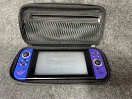 Nintendo Switch with Blue/ Purple Joy-Con Controller & Zippered Case