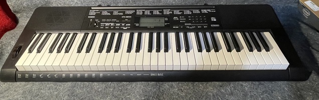Casio CTK-3500 61-Key Touch Sensitive Portable Piano Keyboard with Power Supply