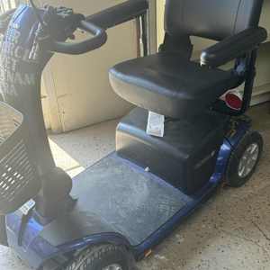  Pride Victory10 Electric Wheelchair W/ Charger, Battery, Mirrors Basket