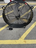 Utilitech 36-in 120-Volt 2-Speed High Velocity Indoor Black Industrial Fan