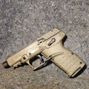 Kel-Tec P17 Handgun .22 LR 16rd Magazines (3) 3.8" 1/2x28 Threaded Barrel OD Gre