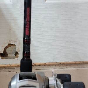 Abu Garcia Revo S Baitcasting Reel and Abu Garcia 7’3” Vendetta Casting Fishing 
