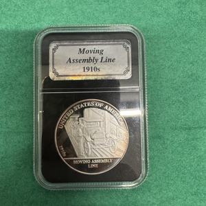 American History Silver Bullion Collection –Moving Assembly Line 1910s