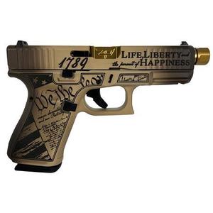 Glock 19 Gen 5 Custom "Constitution Model" Handgun 9mm Luger 15rd Mag 