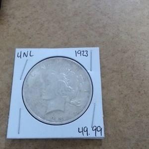 1923 Peace Silver Dollar