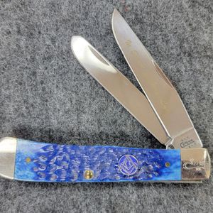  2013 Case XX 6254 SS ~ Trapper ~ A SALUTE TO FREEMASONRY ~ Blue Bone ~