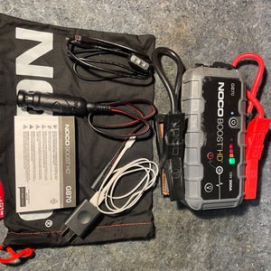 NOCO Boost GB70: 2000A UltraSafe Jump Starter – 12V Lithium Battery Booster Pack