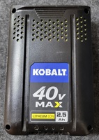 Kobalt 40 -Volt, 2.5 Ah 1 -Pack Lithium Ion (Li-ion) Battery