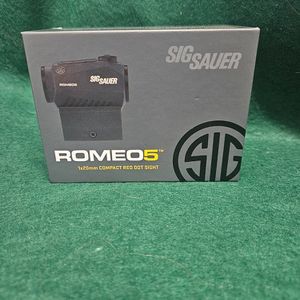 Sig Sauer Romeo5 1x20mm Red Dot Sight, Black - R52001