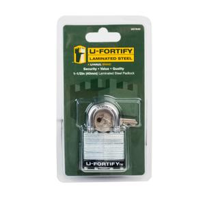 U-Fortify® Laminated Steel 1-1/2" Padlock