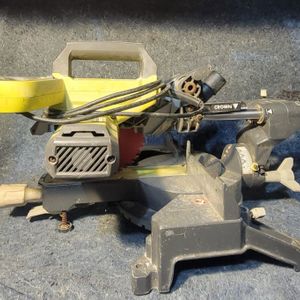 Ryobi 10 Amp Corded 7-1/4 in. Compound Sliding Miter Saw