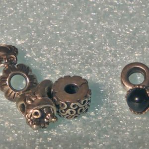 Pandora .925 Silver Charms/Clips for Pandora Bracelets 