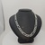 Flat Figaro Chain Necklace 24" Solid Sterling Silver 7mm